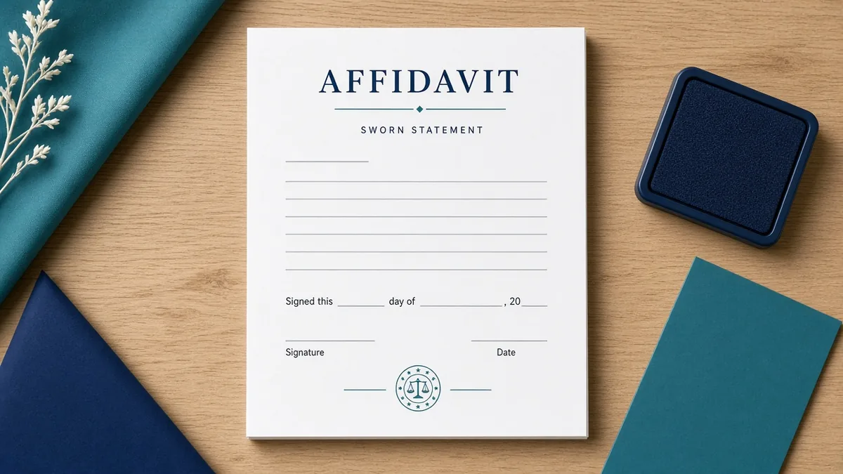 Title card: Affidavit Online: How to Create a Clear Sworn Statement