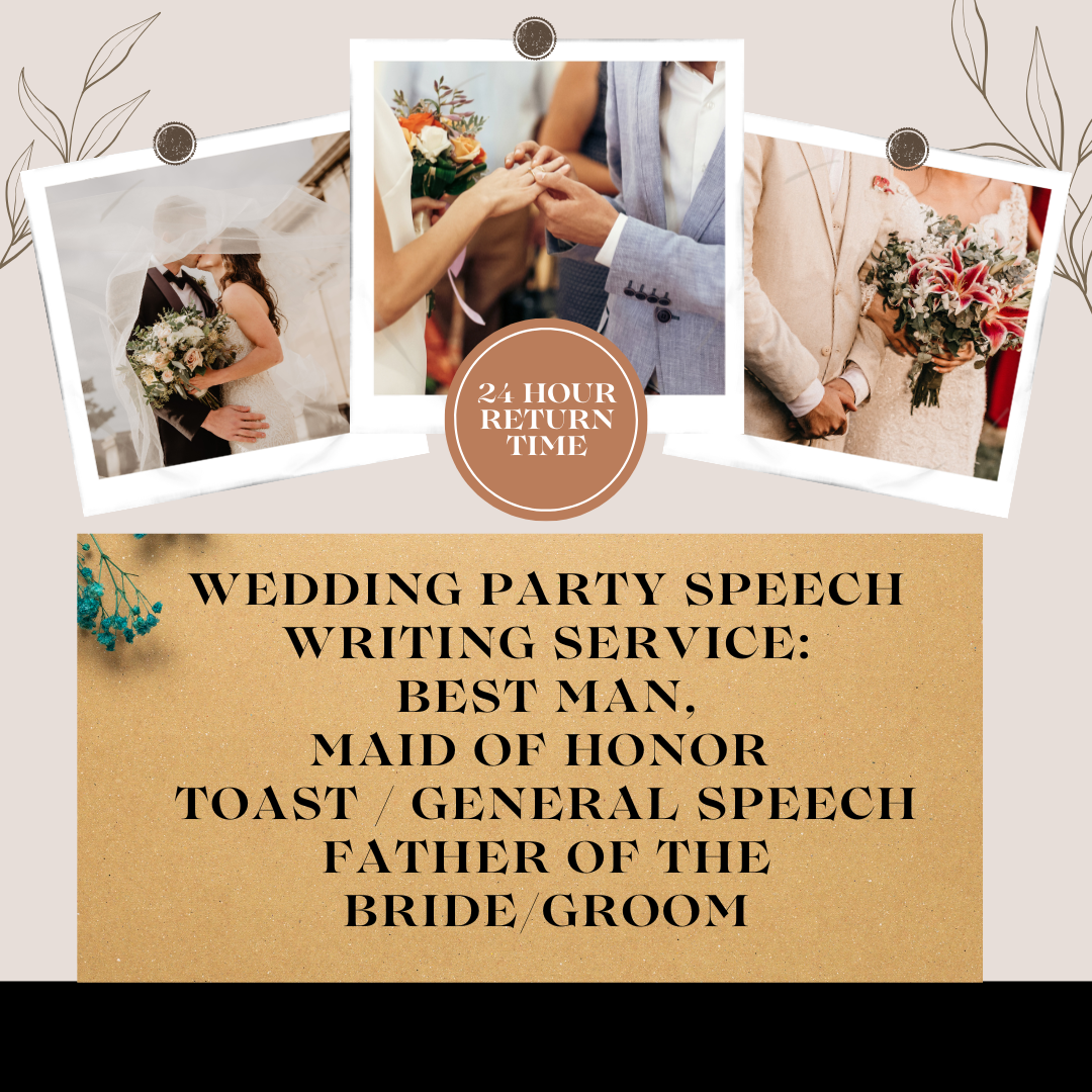 Unforgettable Wedding Speeches Crafted Just for You