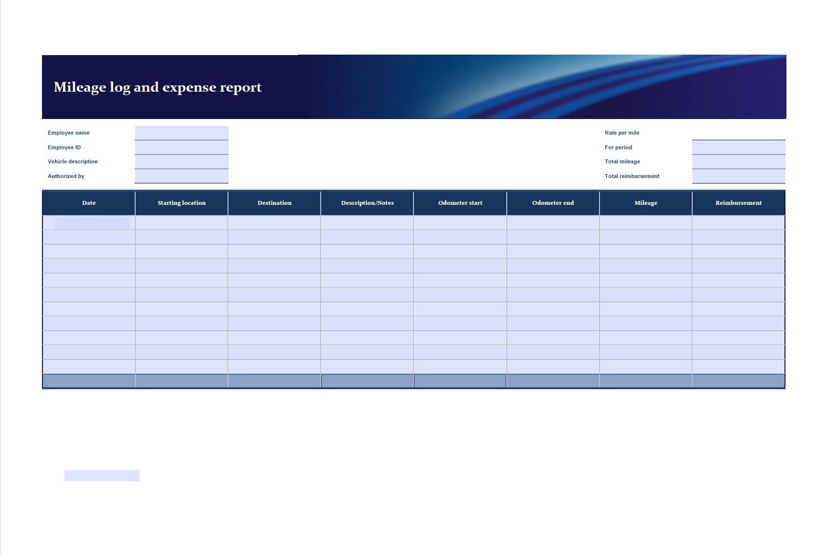 Track Mileage & Expenses Easily: Fillable PDF/Excel Log, Instant Download